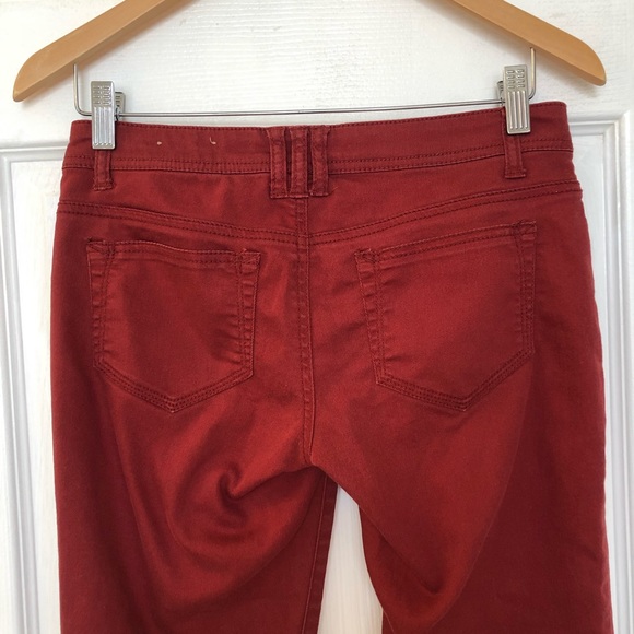 ❣️ 2 for $15❣️ Mossimo Supply Co. red skinny jeans, size 6 - Picture 3 of 6